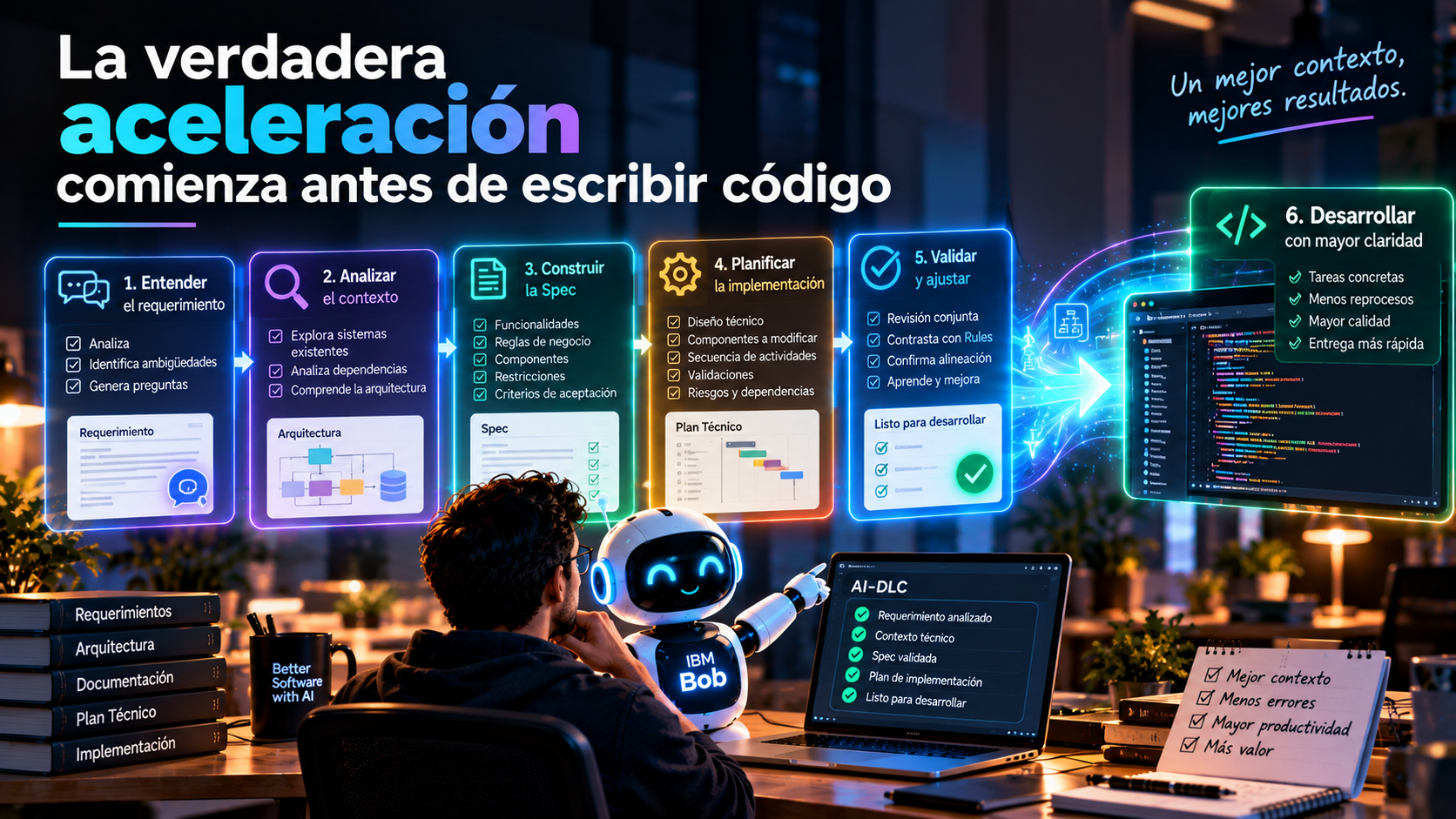 La verdadera aceleración comienza antes de que empecemos a desarrollar