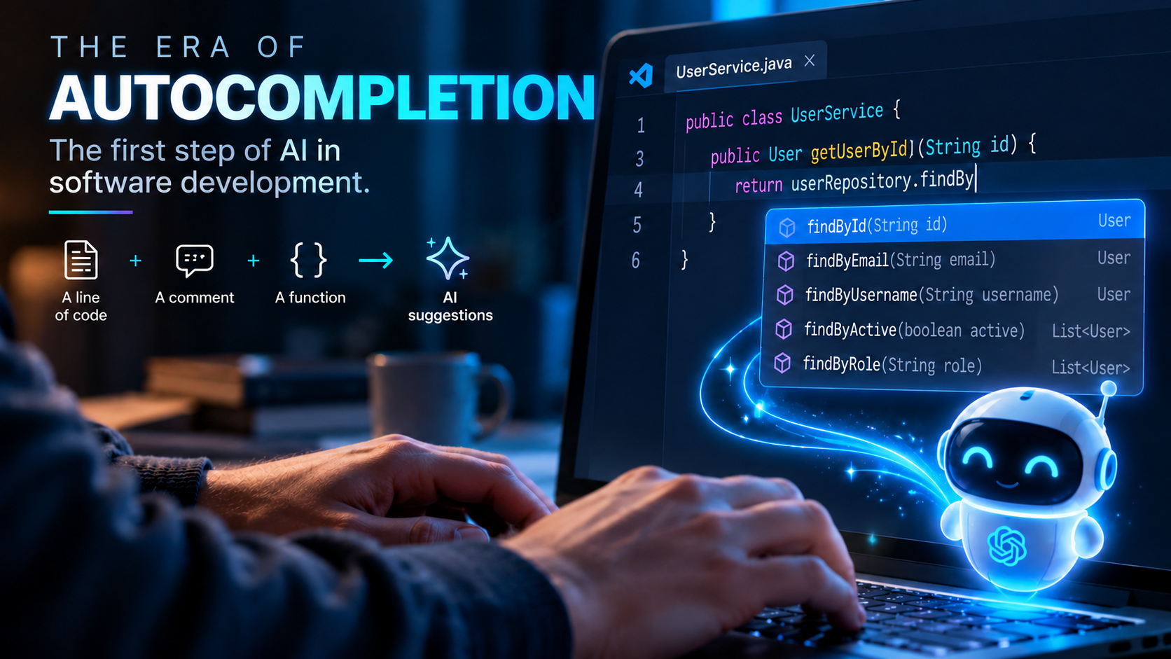 The era of autocomplete in software development