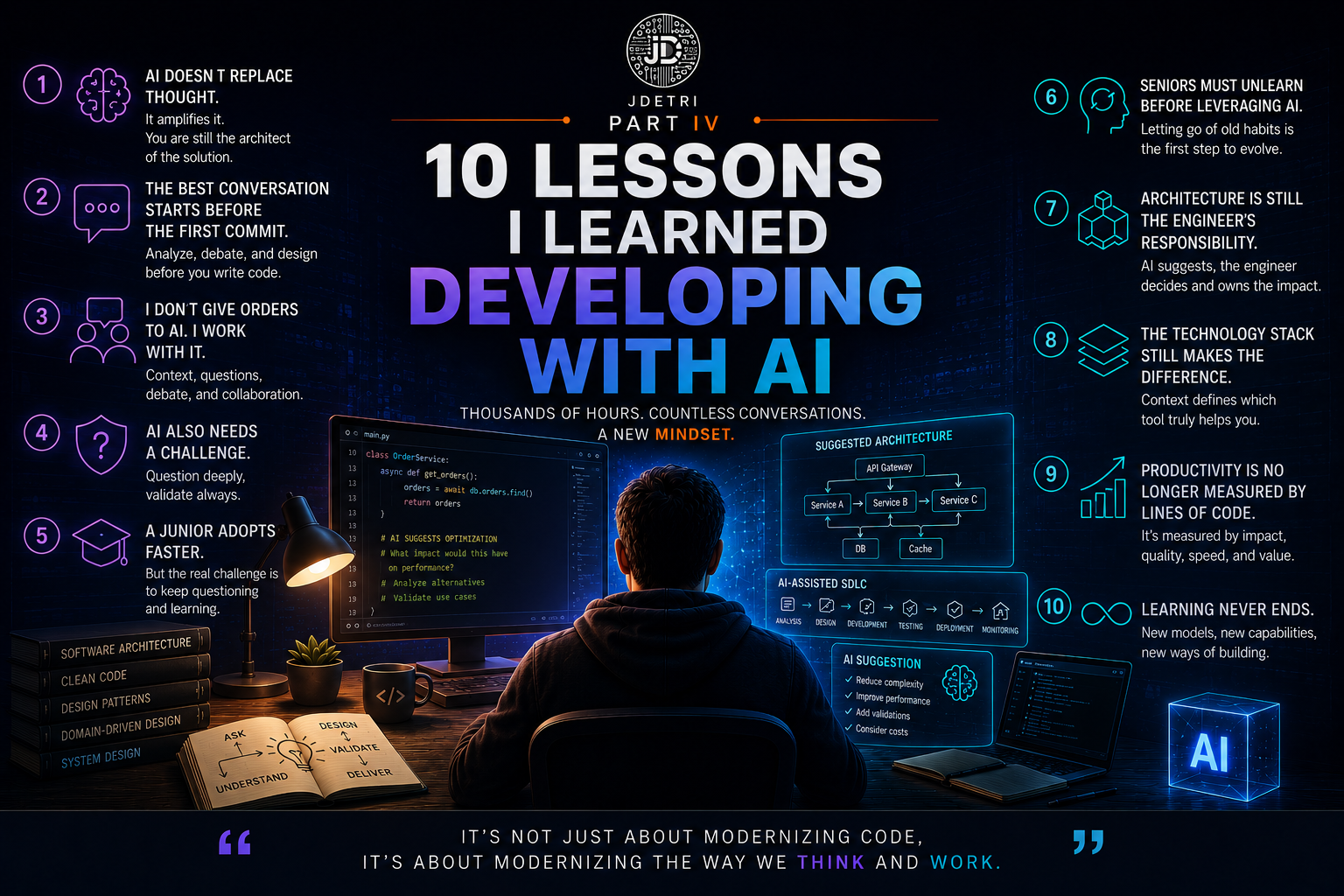 Lessons learned building with AI