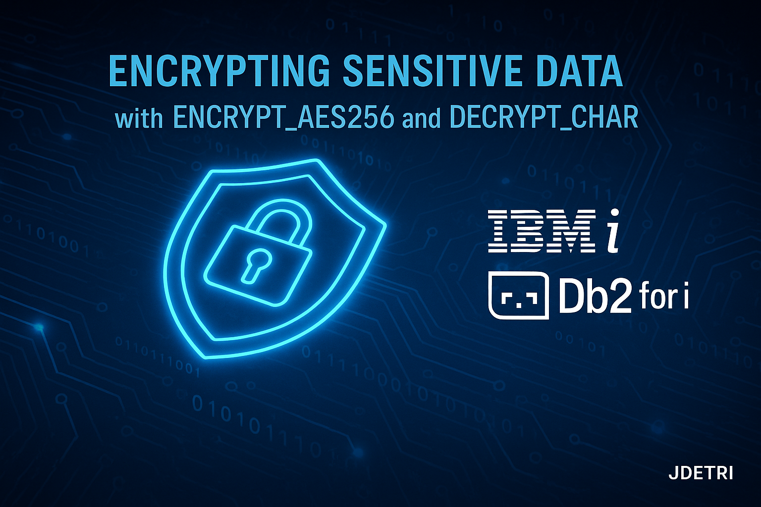 Representation of AES-256 encryption on IBM i