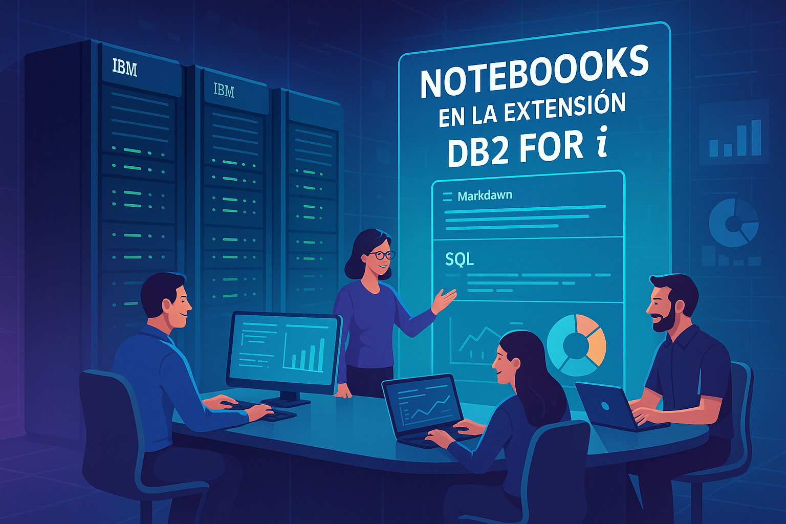 Notebooks in the DB2 for i extension