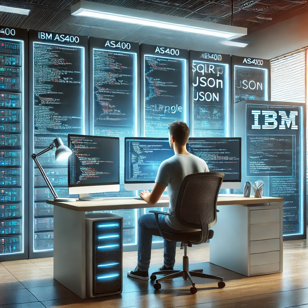 Representation of JSON in DB2/400